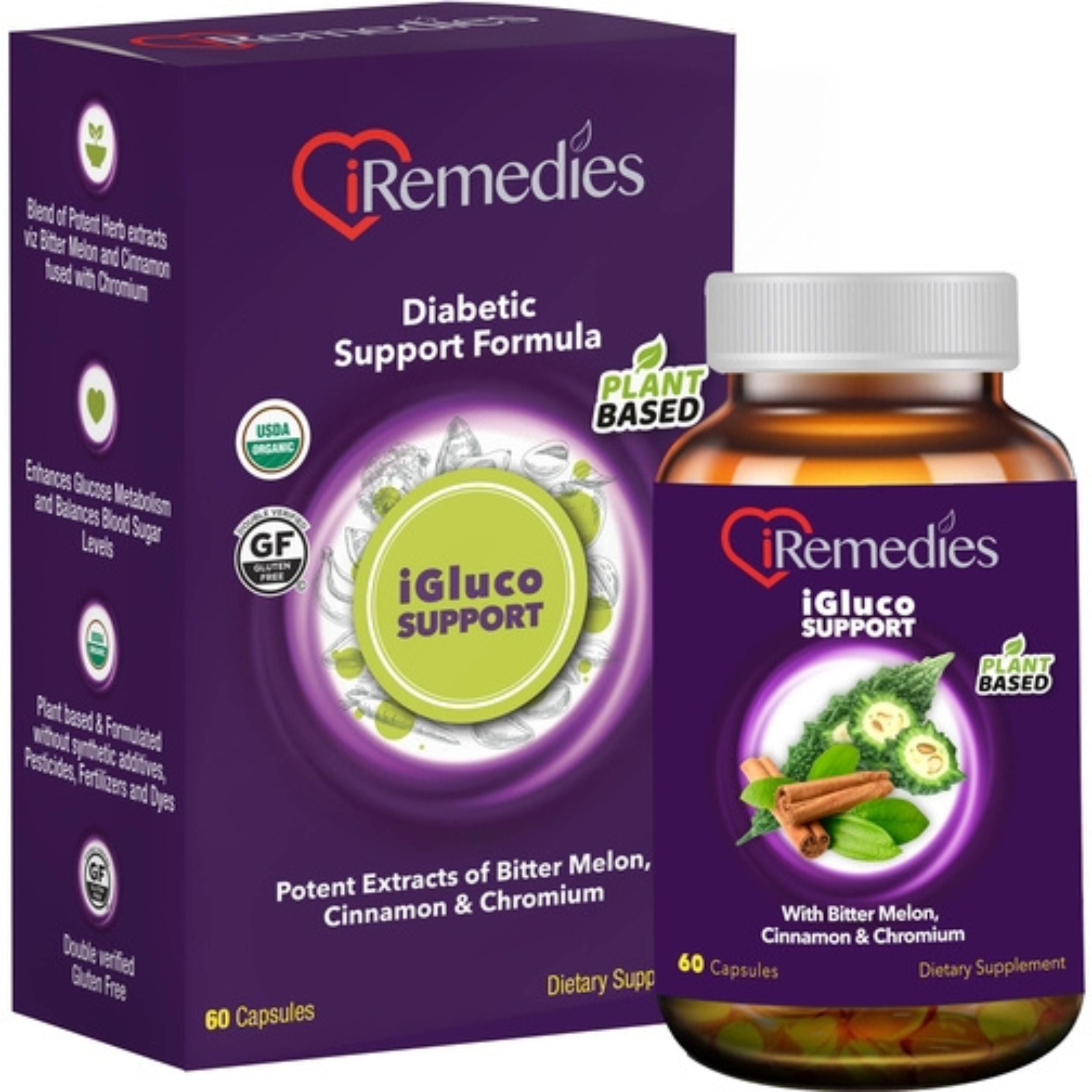 I Remedies I Gluco Support 60caps