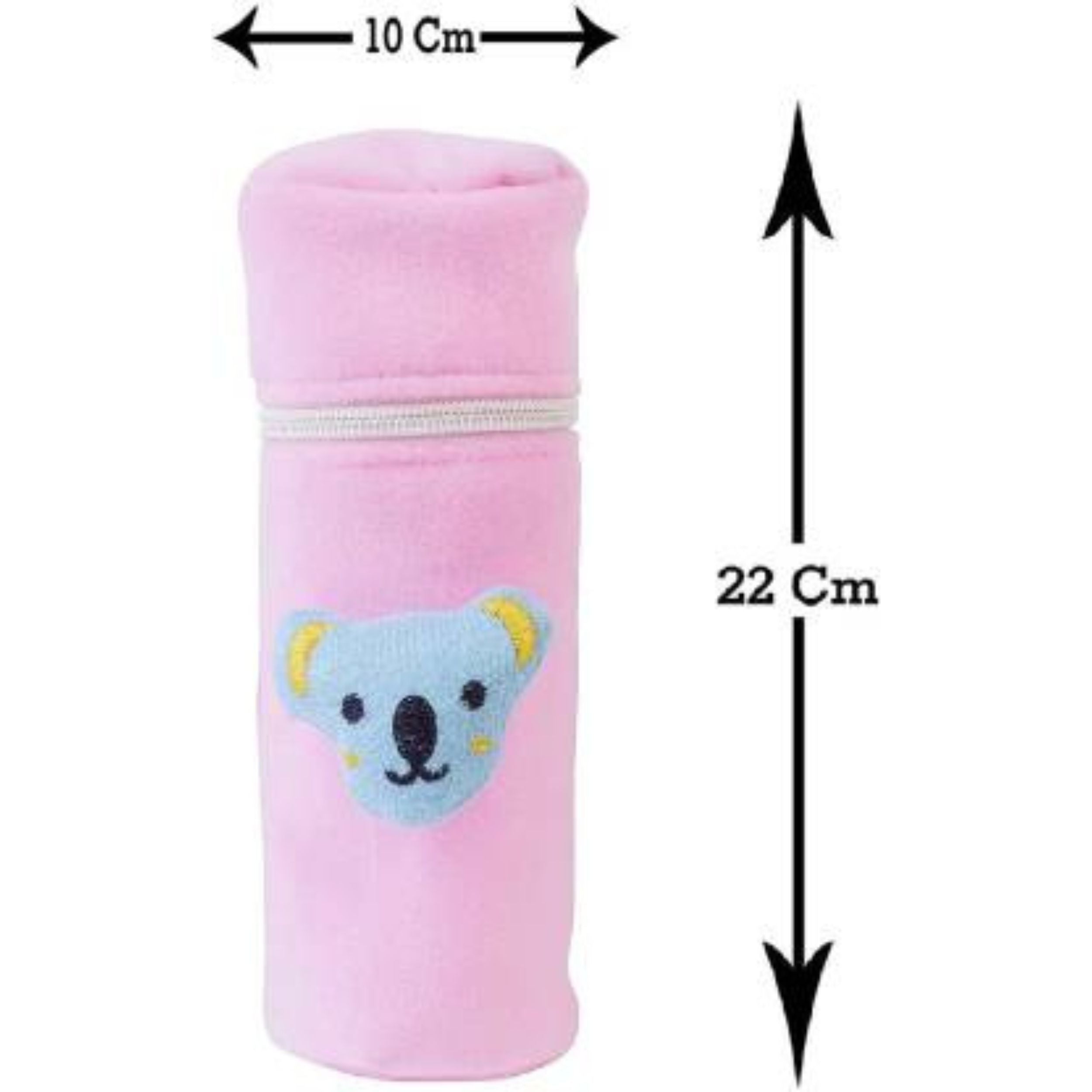 Feeding Bottle Cover with Animated Cartoon Design