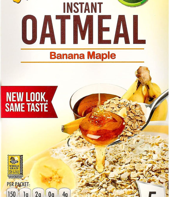 INSTANT OATS BANANA MAPLE WITH STEVIA 200g