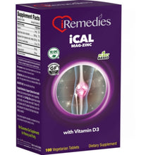 Iremedies Ical Mag Zinc With Vitamin D 100 - Vegan Tabs