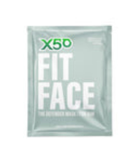 X50 FIT FACE THE DEFENDER SHEET MASK