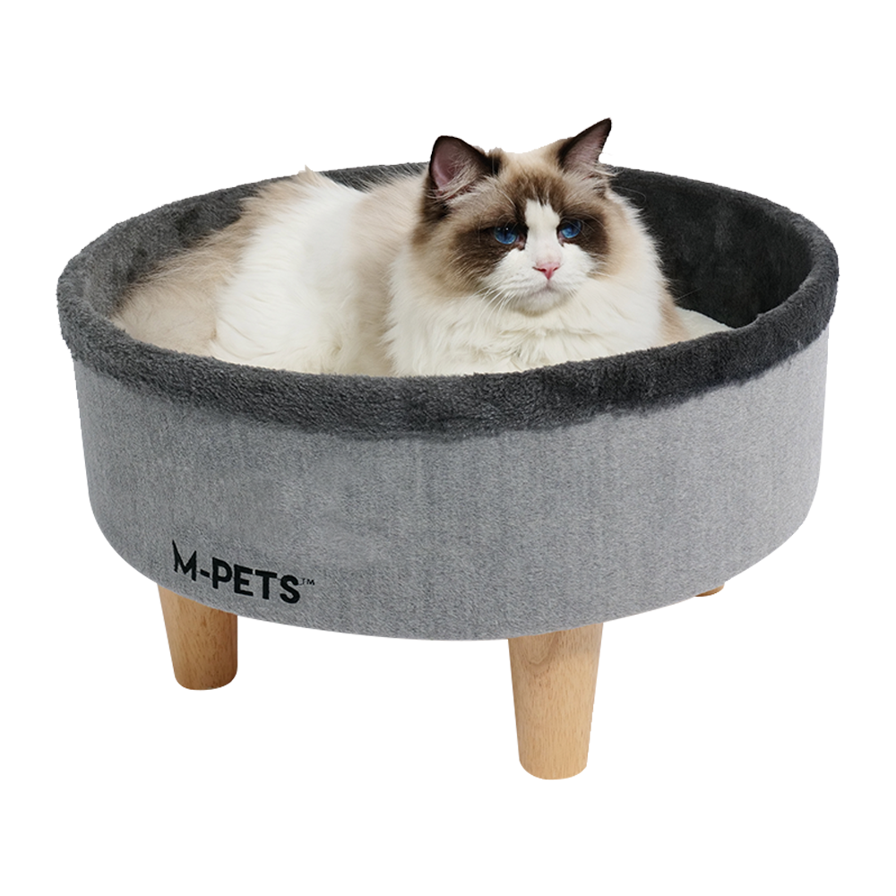 M-PETS Round Elevated Cat Bed