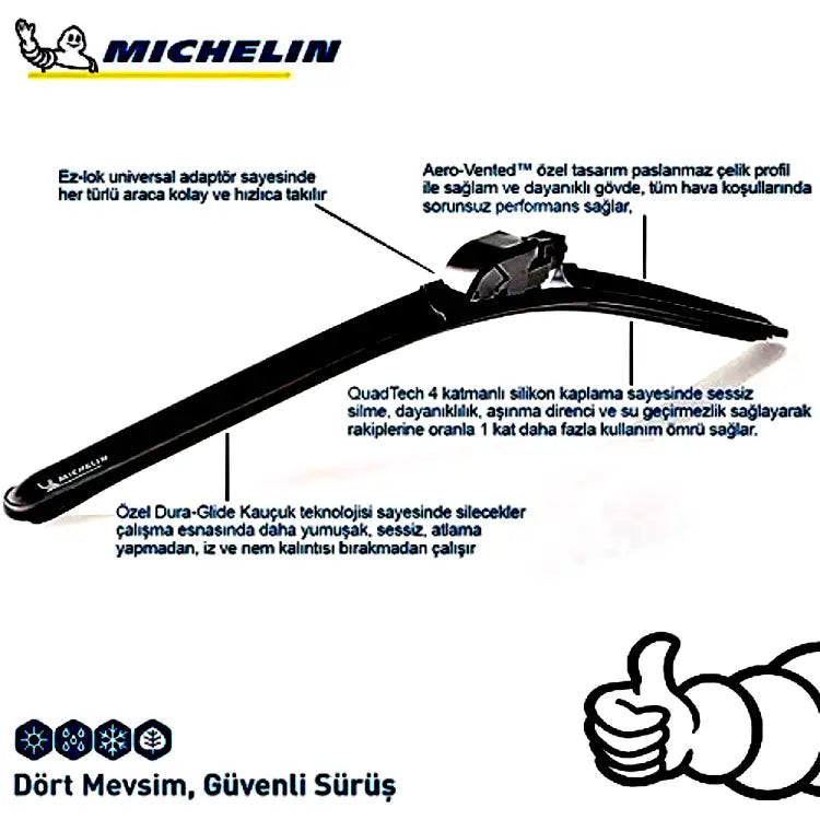 Michelin Wiper 60/600mm Flat Blade 24 Inch