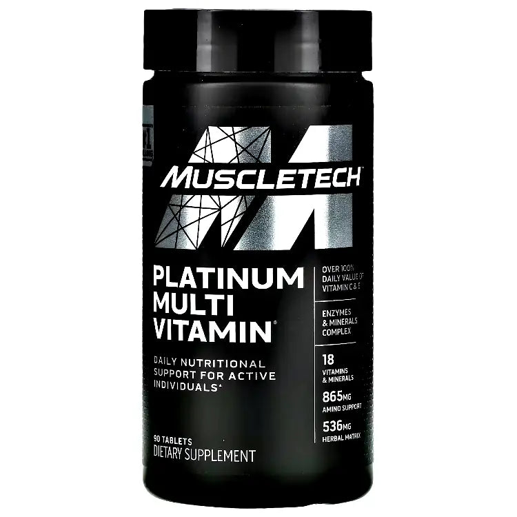 MuscleTech, Platinum Multi Vitamin, 90 Tablets