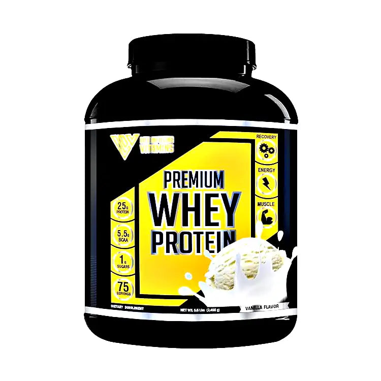 Premium Whey Protein (5.5Lbs) 100% Grass Fed Whey Protein Powder ISO 100, Non-GMO, Low Carb, Low Sugar, Keto Friendly, Paleo Friendly, Pure Protein Meal Replacement Protein Powder, Made in USA with American Ingredients