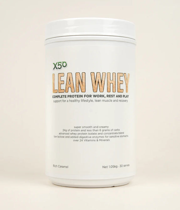 X50 Lean Whey Protein Rich Caramel