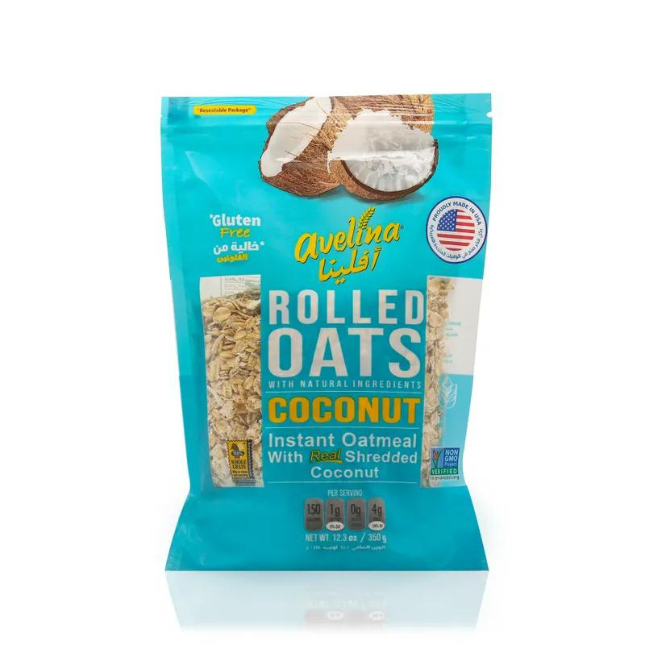 Avelina Instant Rolled Oats Coconut - 350 Gram