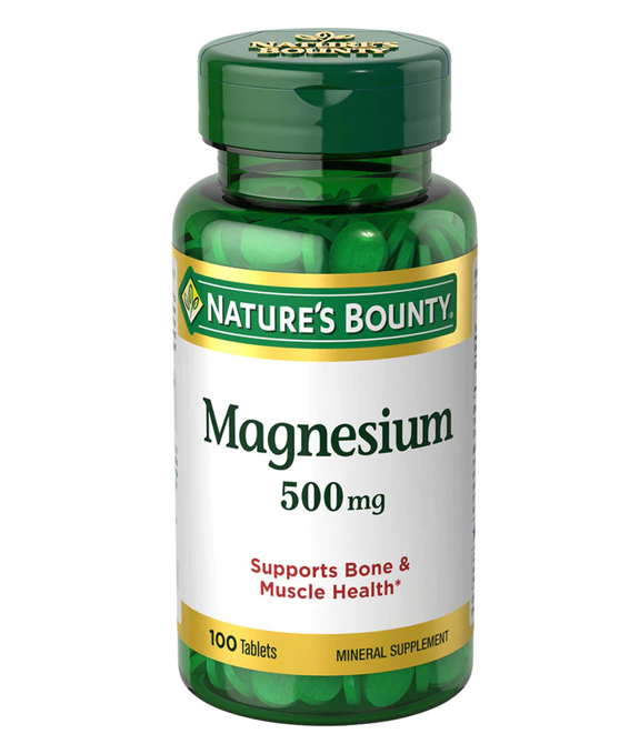 Nature's Bounty Magnesium 250 mgCaplets 100's