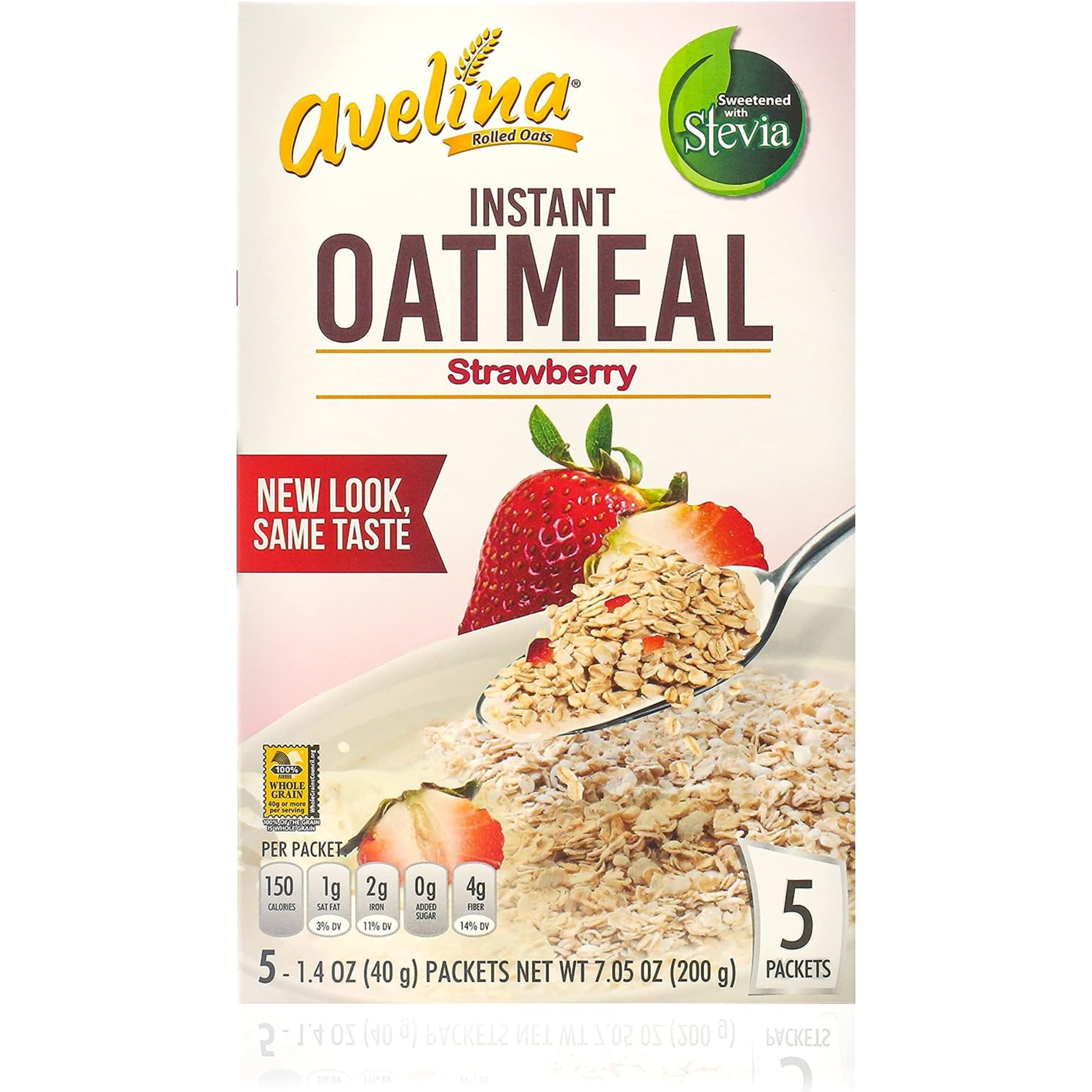 INSTANT OATS STRAWBERRY WITH STEVIA 200g