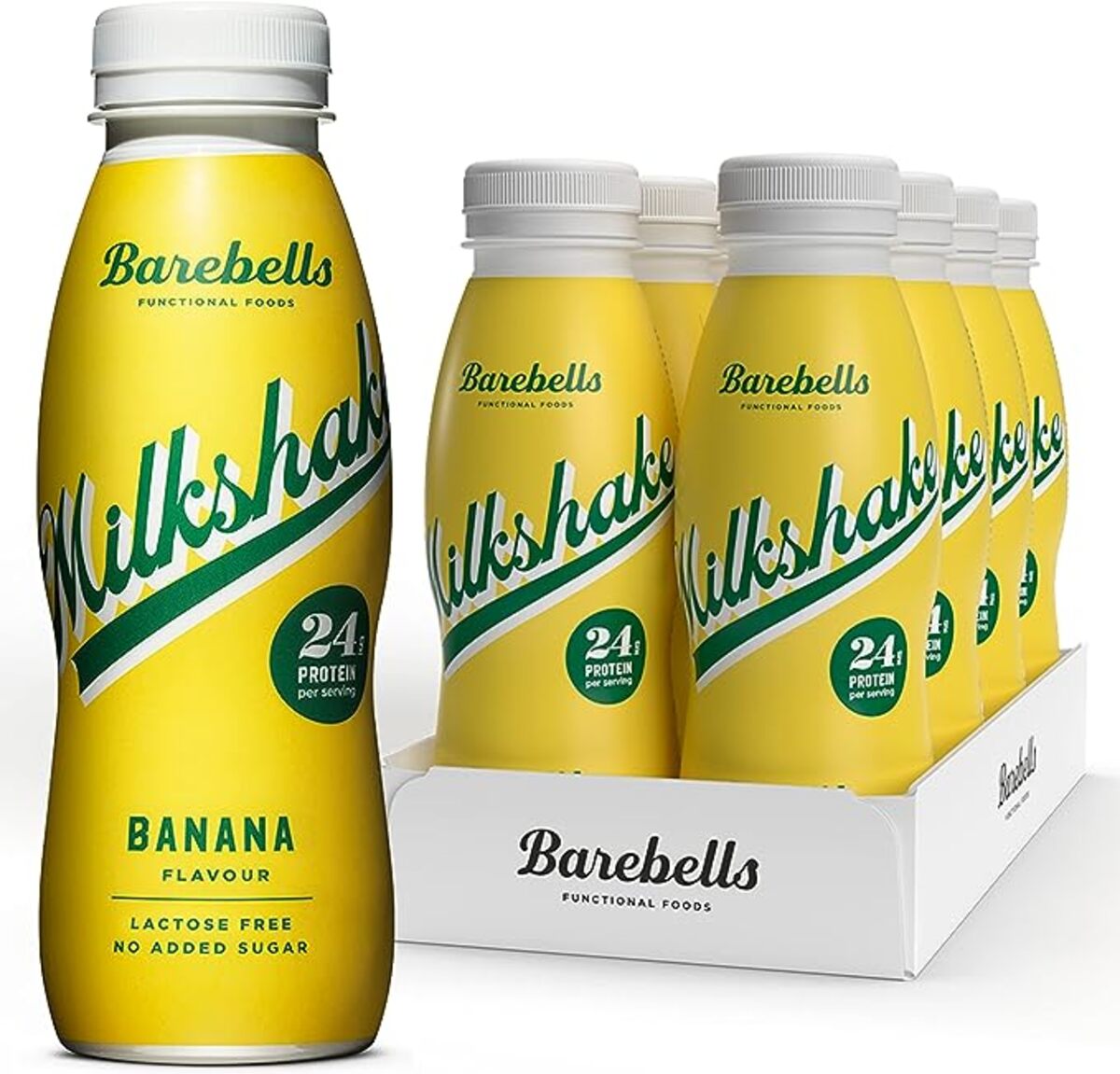 Barebells Protein Milkshake Delicious Creamy Flavour Banana 8x330ml Bottles