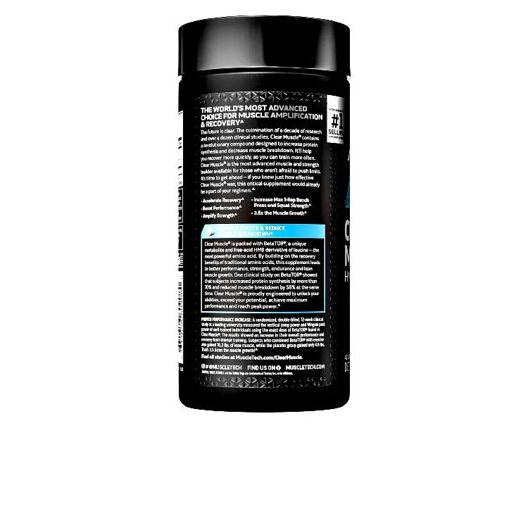 MuscleTech Clear Muscle Post Workout Muscle Recovery Supplement, 42 Liquid Softgels