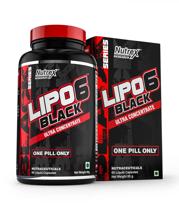 Nutrex Research Nutrex Lipo 6 Black Ultra Concentrate 60 Capsules,Pack of 1