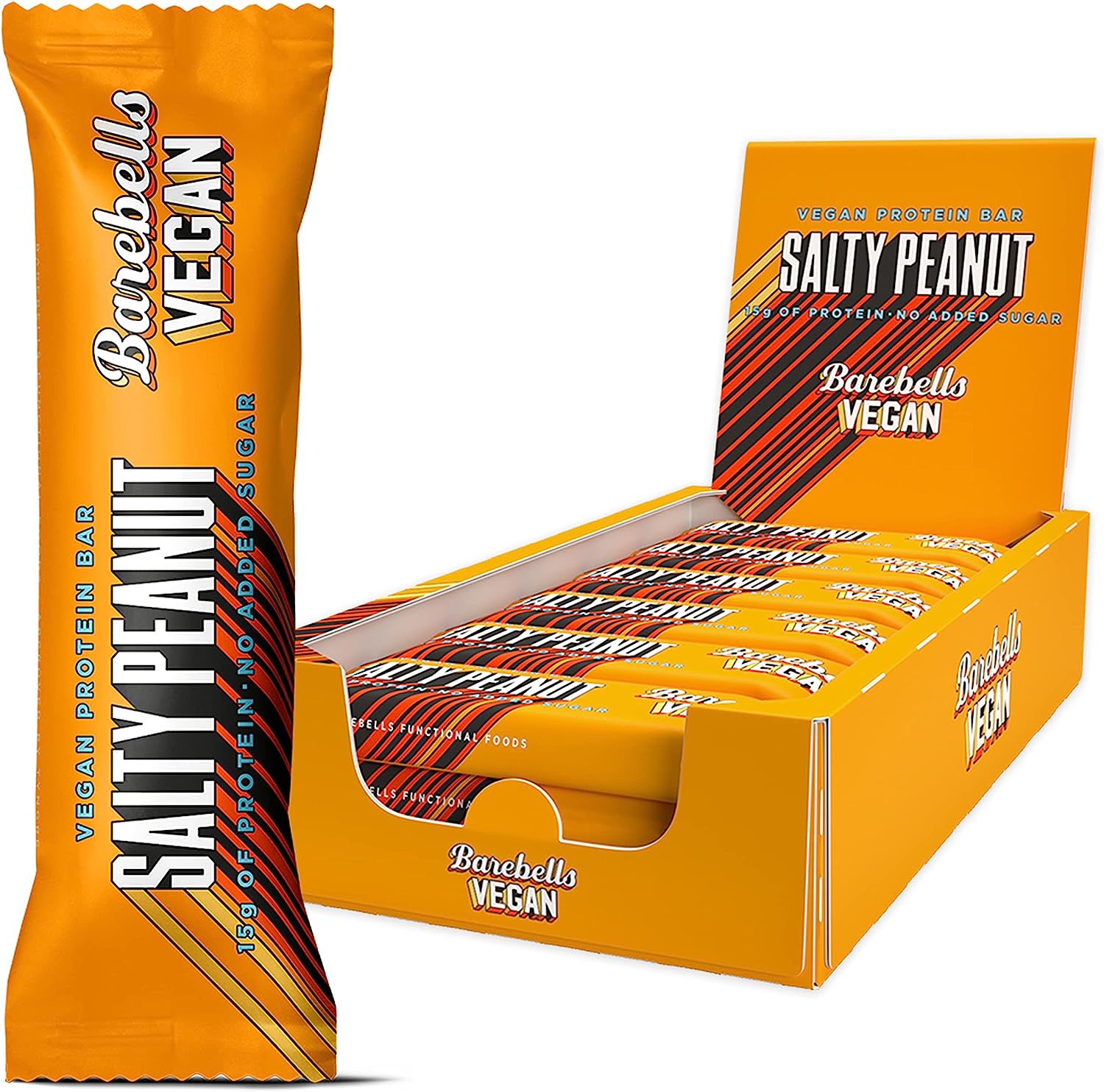 Barebells Vegan Salty Peanut High Protein and Low Carb Bar