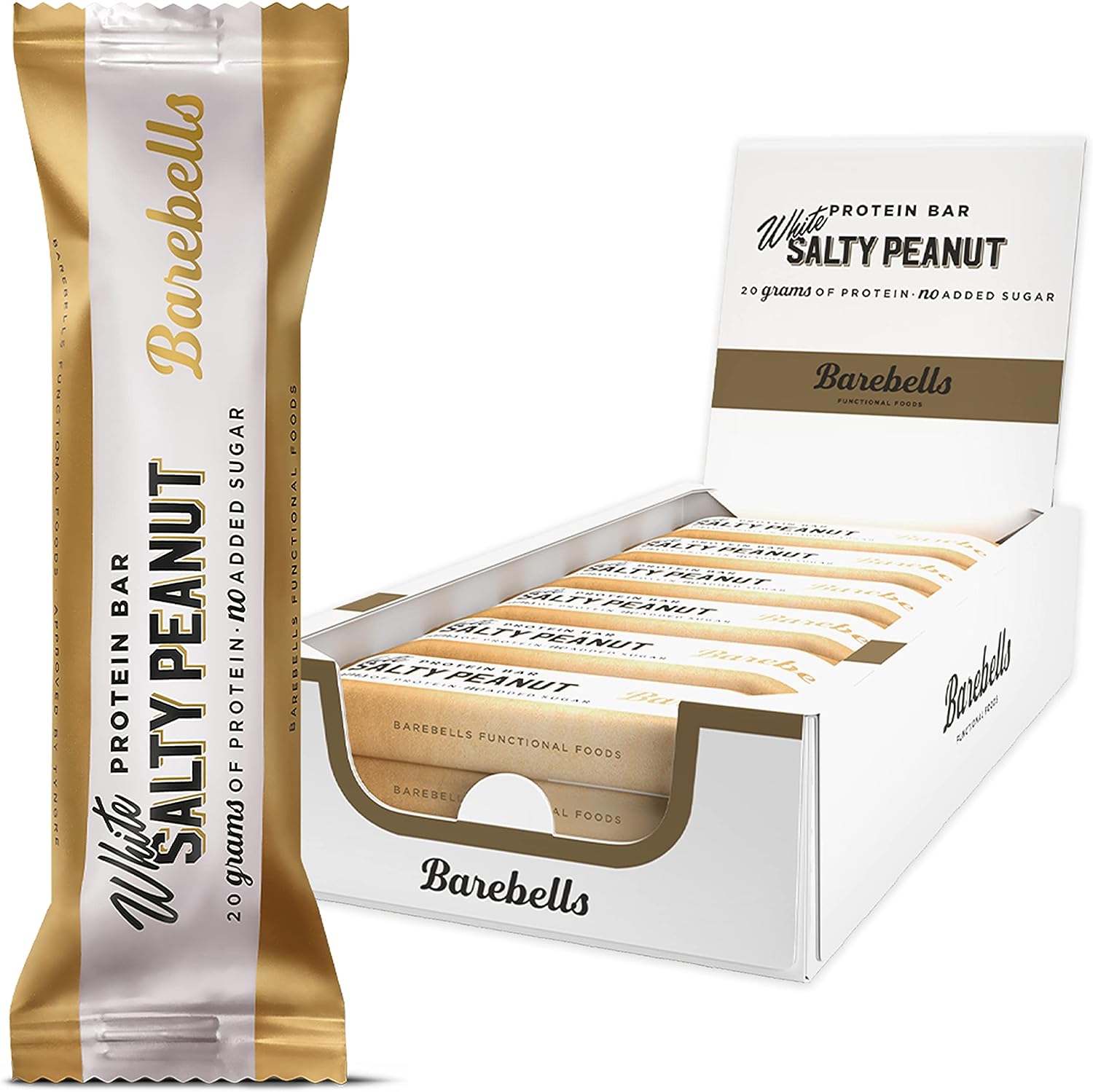 Barebells White Salty Peanut High Protein and Low Carb Bar