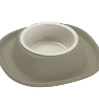 Georplast Soft Touch Plastic Single Bowl Small Grey