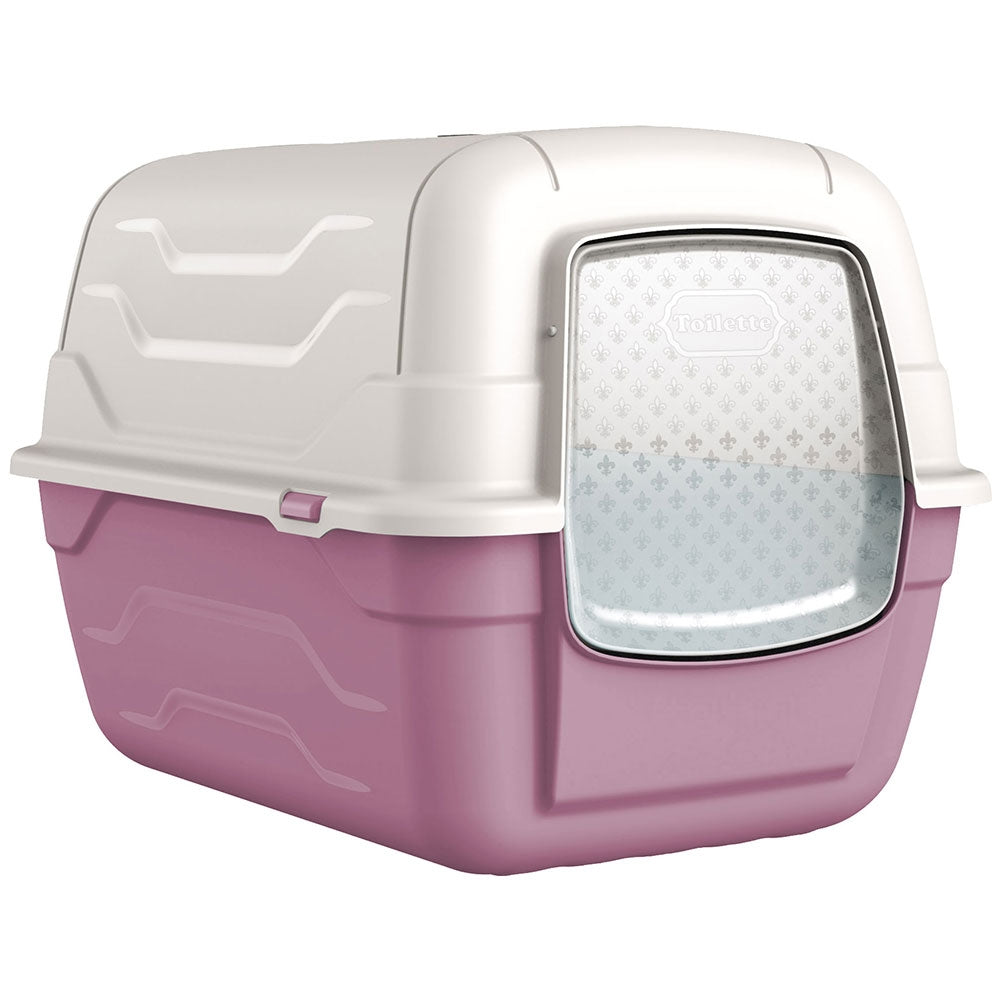 Georplast Roto-Toilet Cat Litter Box Pink