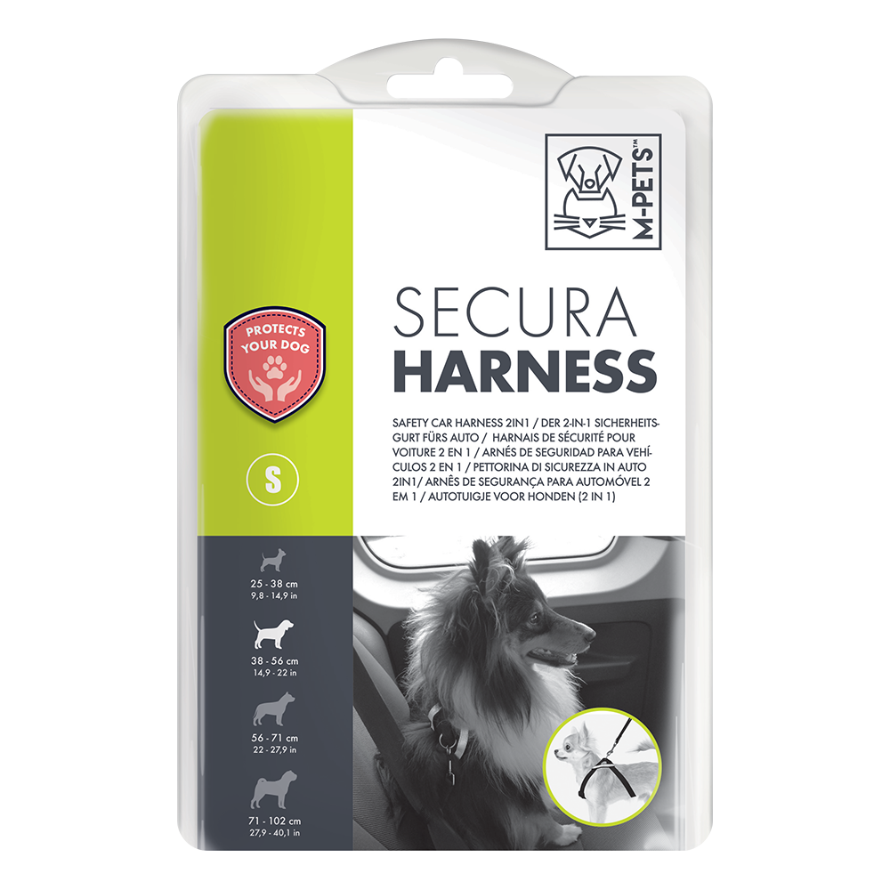 M-PETS Secura Safety Car Harness 2in1 S