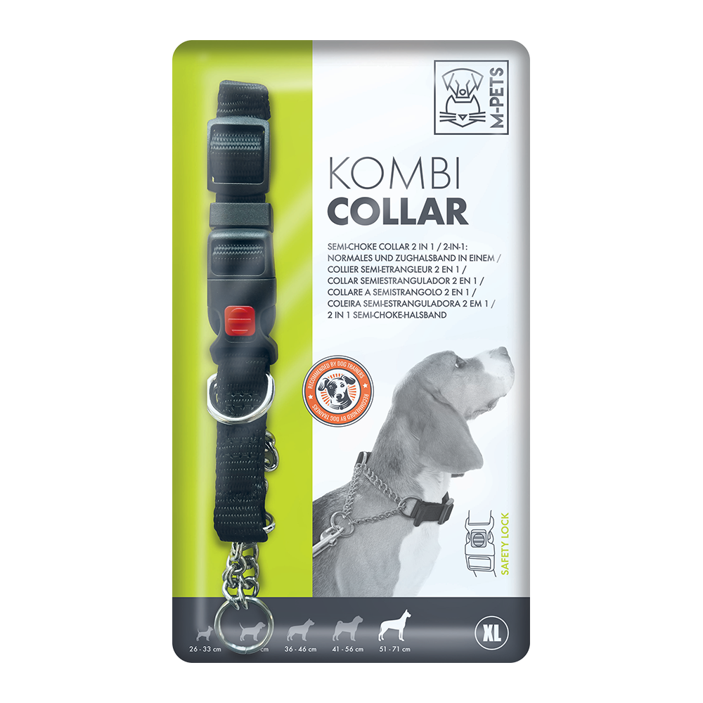 M-PETS Kombi Semi-Choke Collar 2in1 XL