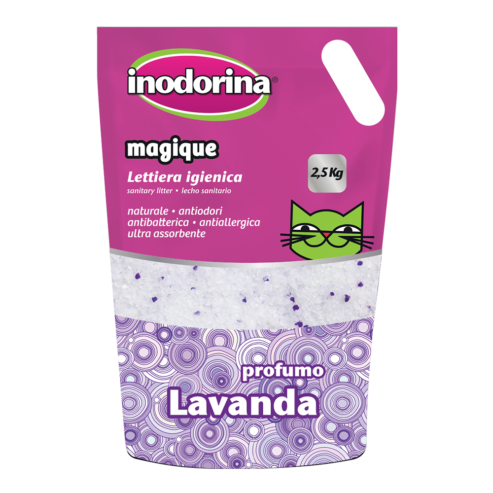 Inodorina Scilica Cat Litter Lavender Scented 2,5 kg