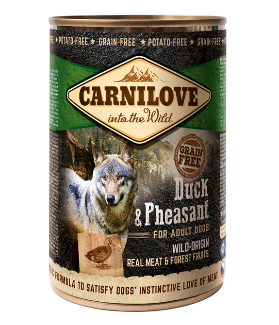 Carnilove Duck &amp; Pheasant for Adult Dogs (Wet Food Cans) 400g