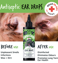 Bugalugs Antiseptic Ear Drops 200ml (6.8 Fl Oz)