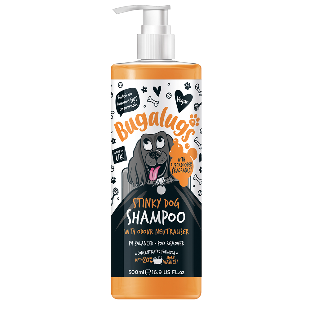 Bugalugs Stinky Dog Shampoo 500ml (16.9 Fl Oz)