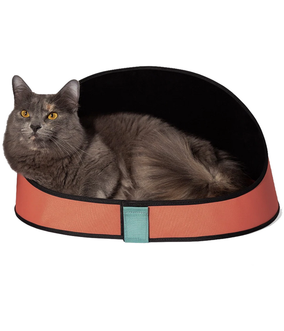 Zee.Cat Terracotta Cat Bed