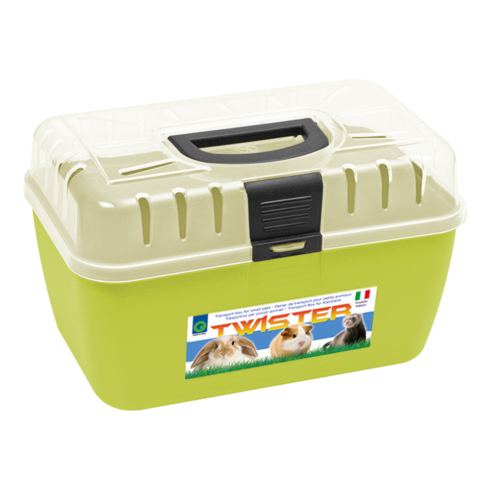 Georplast Twister Small Pets Transport Box Lime Green