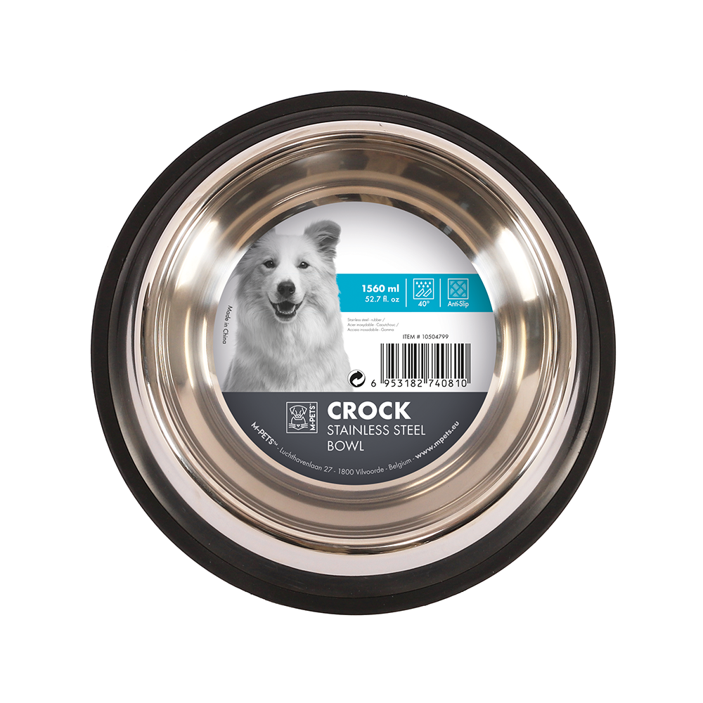 M-PETS Crock Stainless Steel Bowl XL