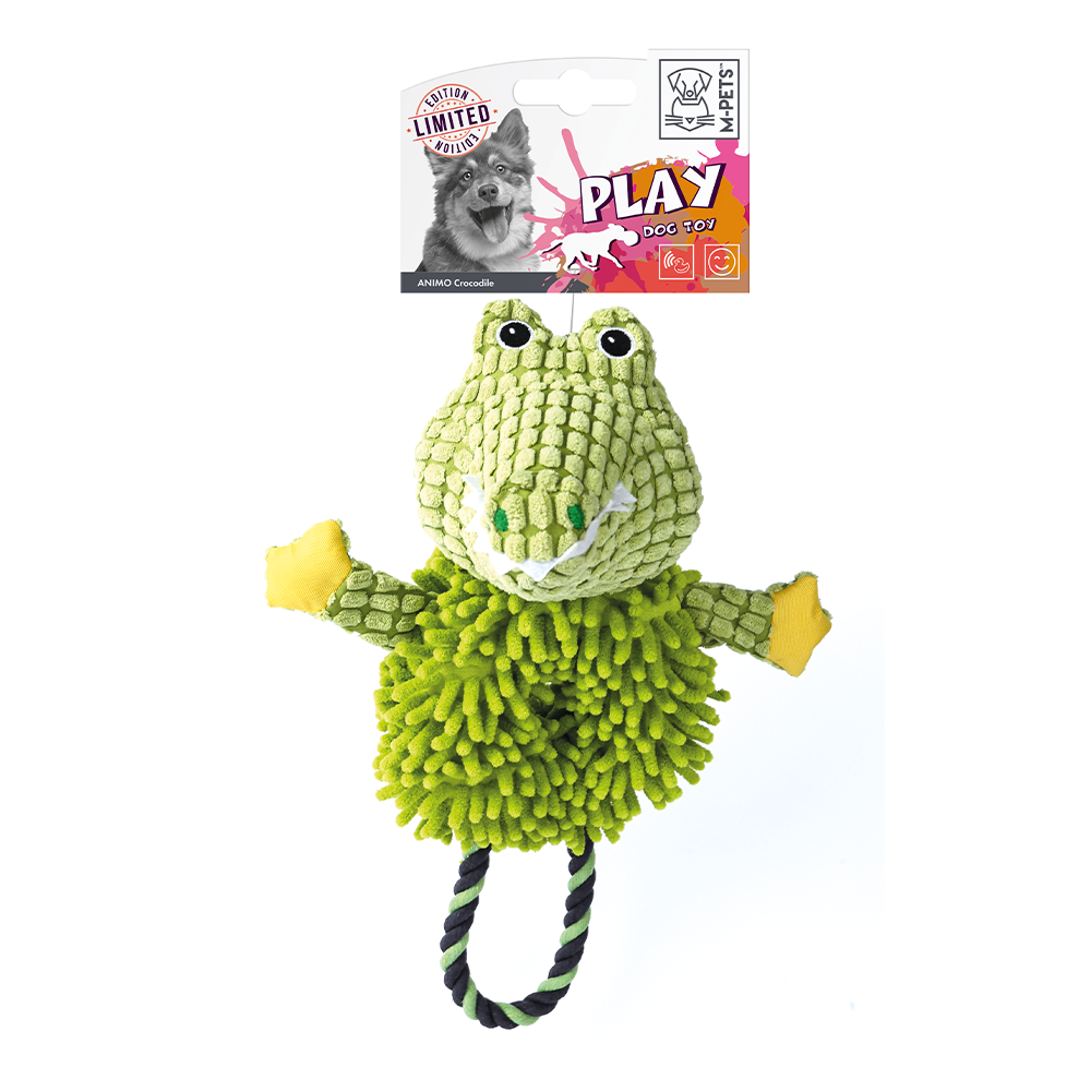 M-PETS Limited Edition Animo Crocodile Dog Toy