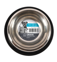M-PETS Crock Stainless Steel Bowl S
