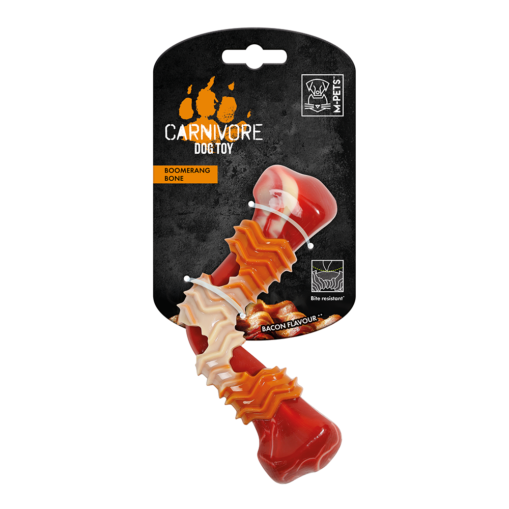 M-PETS Carnivore Boomerang Bone L Dog Toy