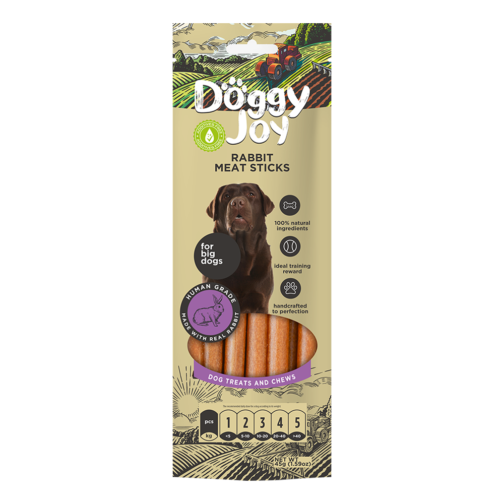 Doggy Joy Duck Meat Sticks Dog Treats 45g