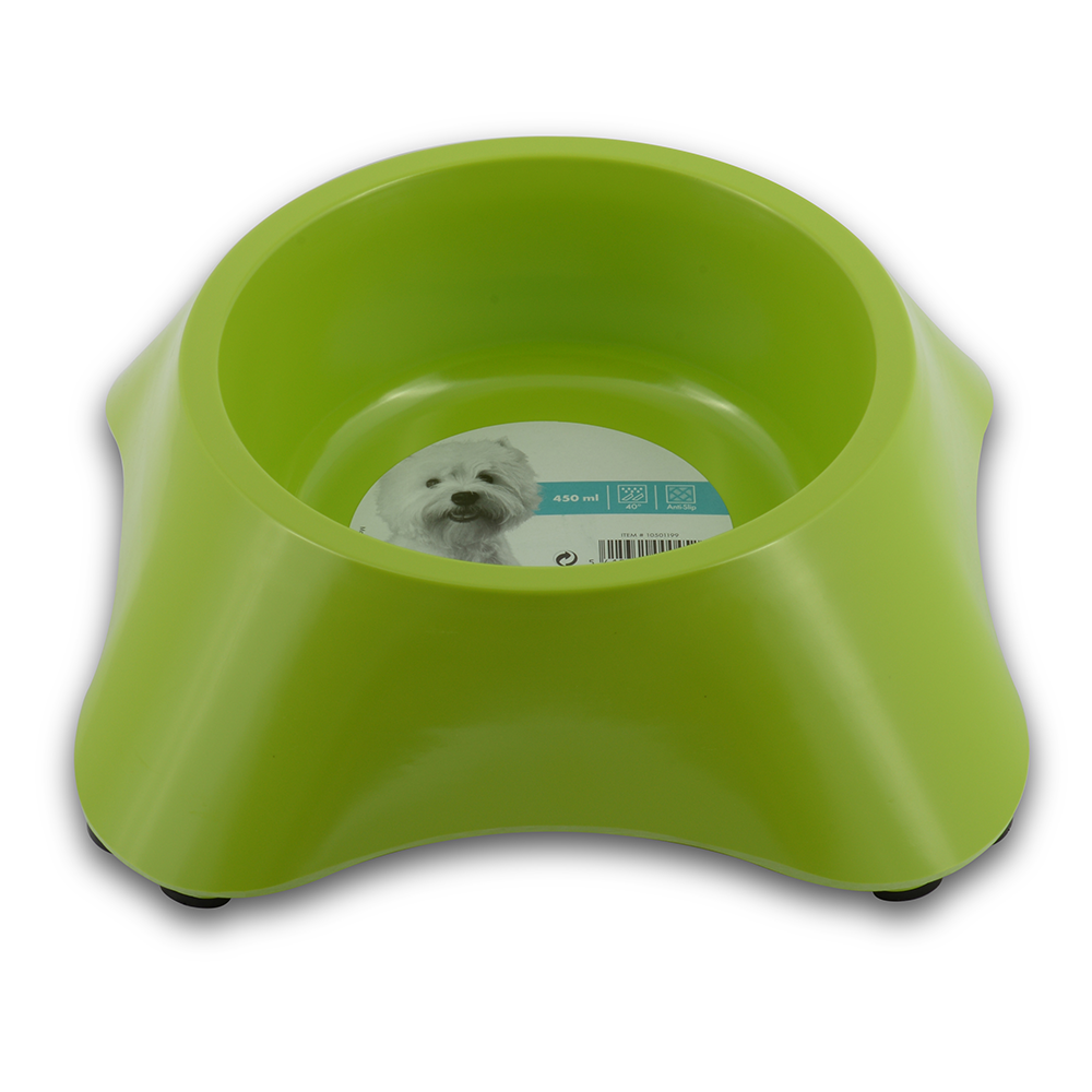 M-PETS Melamine Single Bowl Green 450ml
