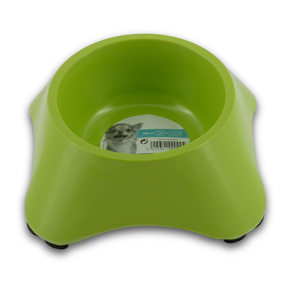 M-PETS Melamine Single Bowl Green 300ml