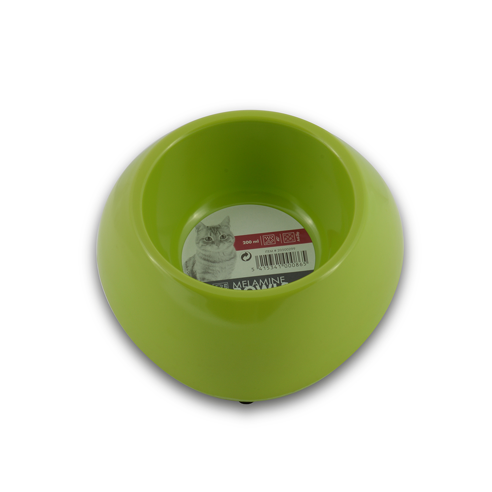 M-PETS Melamine Single Bowl Green 200ml