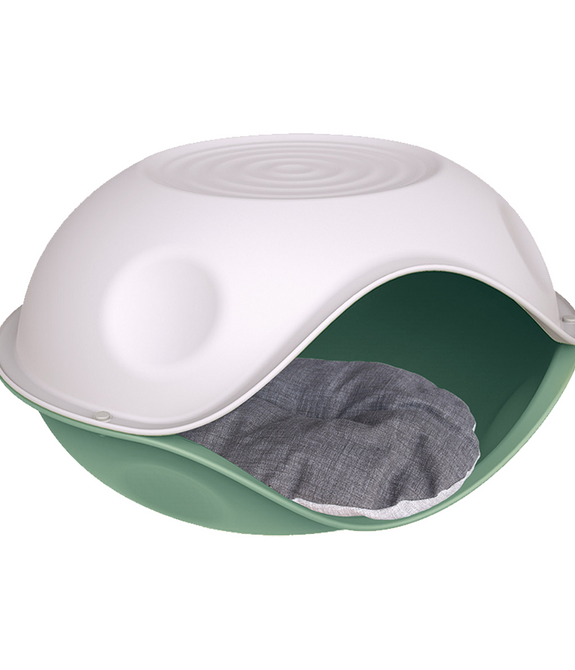 Georplast Duck Covered Pet Bed Green