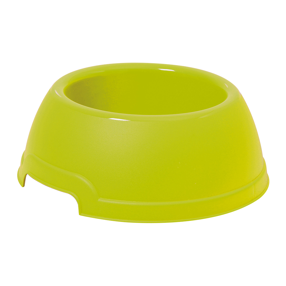 Georplast Lucky Plastic Antislip Pet Bowl S Lime Green