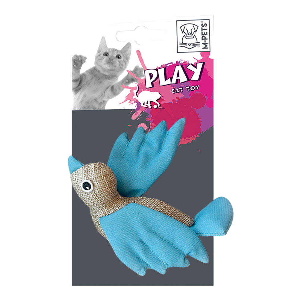 M-PETS Bird Cat Toy Assorted Colors