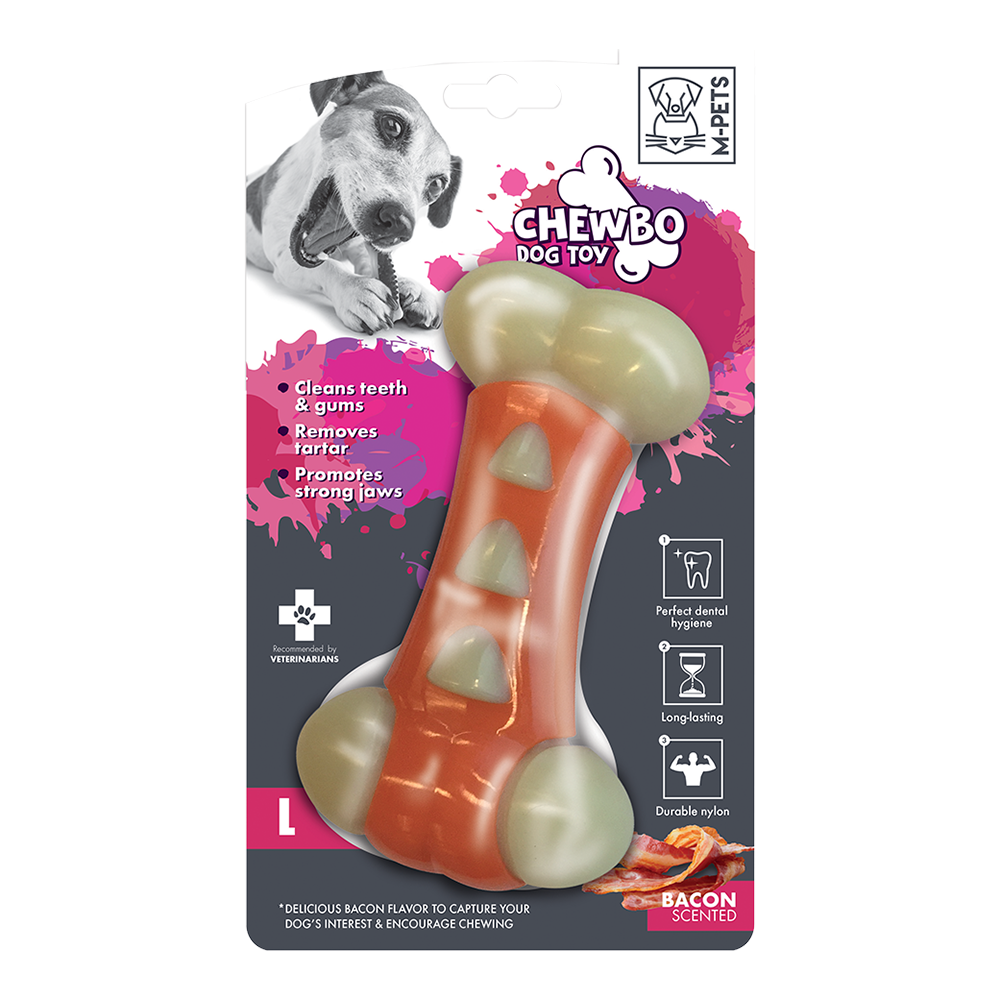 M-PETS Chewbo Tribone Dog Toy L