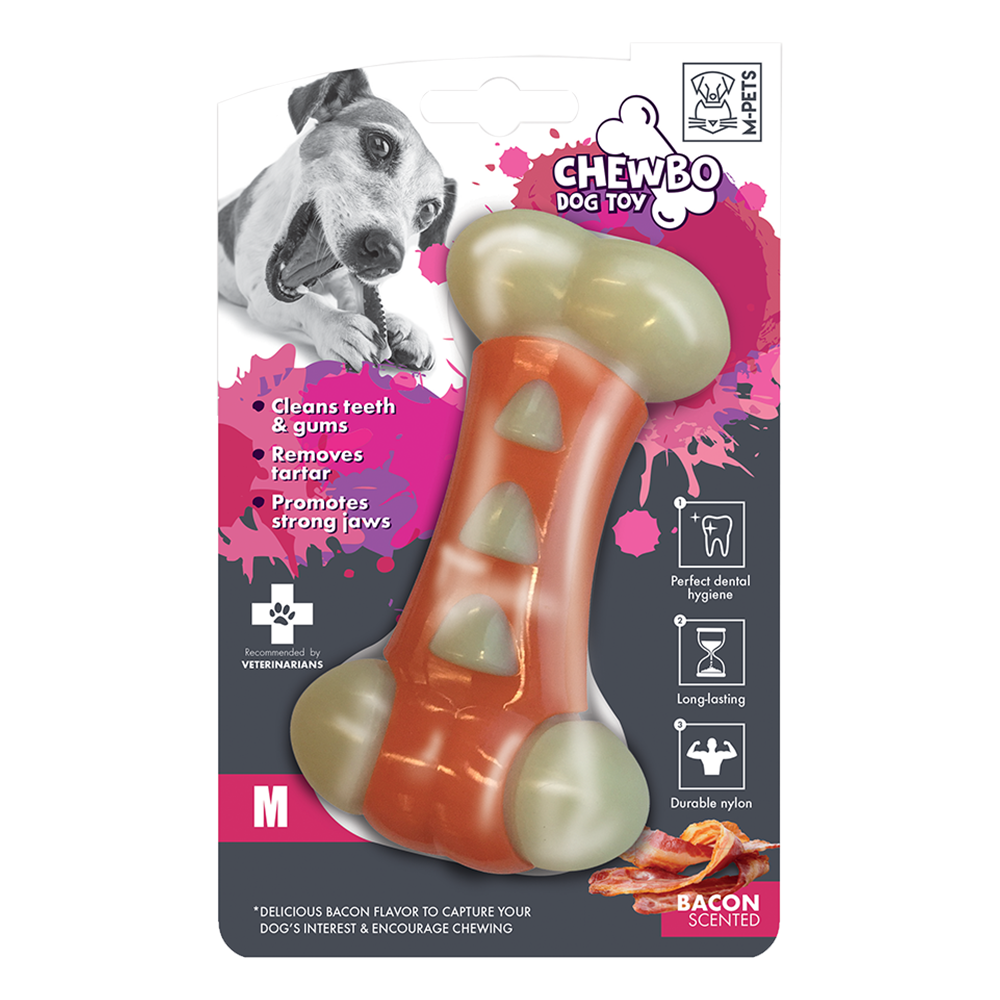 M-PETS Chewbo Tribone Dog Toy M
