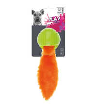 M-PETS Foxball Green & Orange Dog Toy