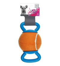M-PETS Handly Ball Orange & Blue Dog Toy