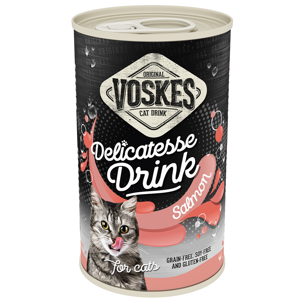 Voskes Delicatesse Cat Drink with Salmon (3x135ml) 405ml